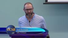 screenshot of youtube video with David Bezmozgis 