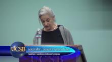 youtube screenshot of video with Pnina Lahav speaking 