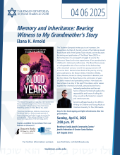 In-person event with Elana K. Arnold, on her book - "The Blood Years"